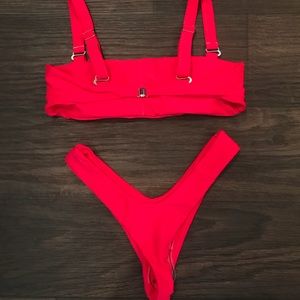 RED ARABELLA SWIM “Scarlet” Bikini Med. 👙